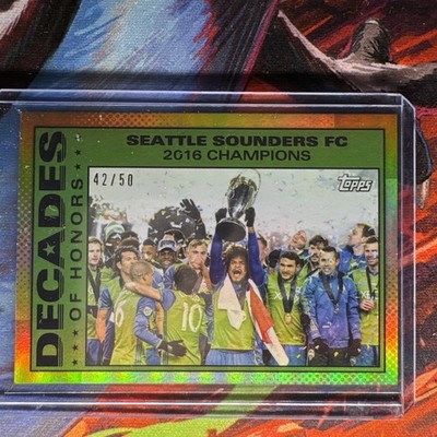 2025 Topps MLS 30th Anniversary #DOH-21 Seattle Sounders Decades of Honor /50