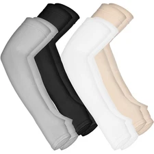 4 Pairs Protective Arm Sleeve for Thin Skin Elderly Skin Tear and Br...