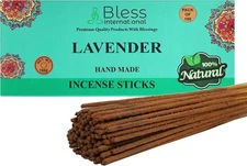 Lavender Handmade Incense Sticks - Natural, Charcoal-Free, Yoga & Meditation ...
