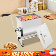 Commercial Tilting Mixer, Manual Meat Mixer, Sausage Mixer Machine 22lbs