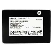 Micron 7300 PRO 3.84TB SSD 2.5" NVMe MTFDHBE3T8TDF-1AW1ZABYY Solid State Drive
