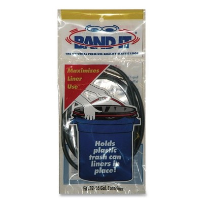 BAND-IT 44455 0.25'' x 25'' Trash Can Loops for 32-55 gal Cans - Gray (36/CT) New