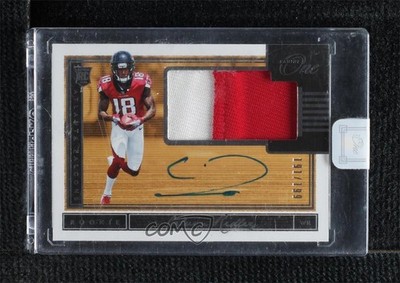 2018 Panini One /199 Calvin Ridley #15 RPA Rookie Patch Auto RC 2b6