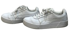 Puma Carina L White Leather Casual Sneakers W...