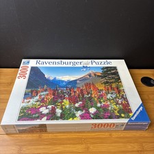 Ravensburger 3000 Piece Jigsaw Puzzle 48x32in Flowery Mountains 2014 New Sealed