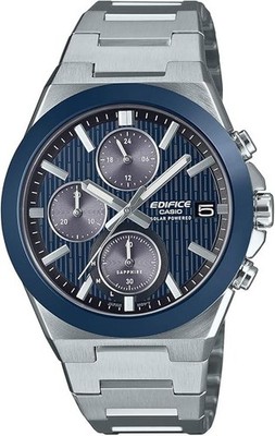 CASIO EDIFICE Men Watch EFS-S650YD-2AJF Ceramic Bezel Chronograph Sapphire Solar