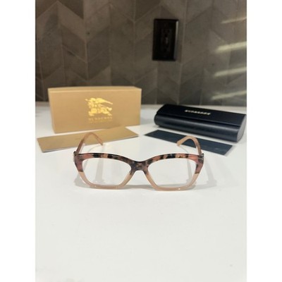 Burberry B2265 3678 Brown Havana Pink Women's Cat Eye 51mm Frames Only