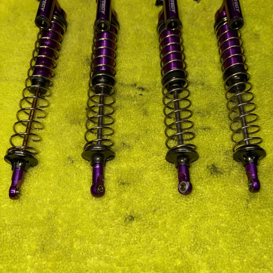 HPI Savage 21 25 X XL Integy Purple Shocks (4) - Image 3 of 4
