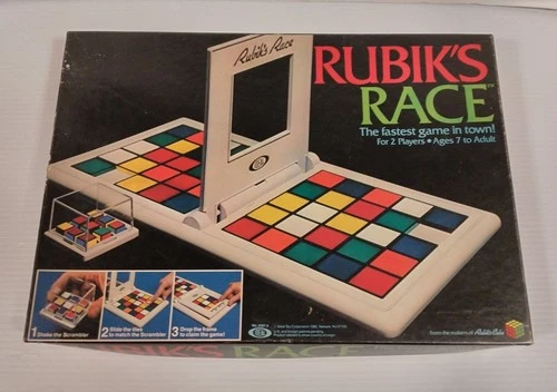 Ideal Toy Company Vintage 1982 Rubik's Cube Rubik's Race Board Game