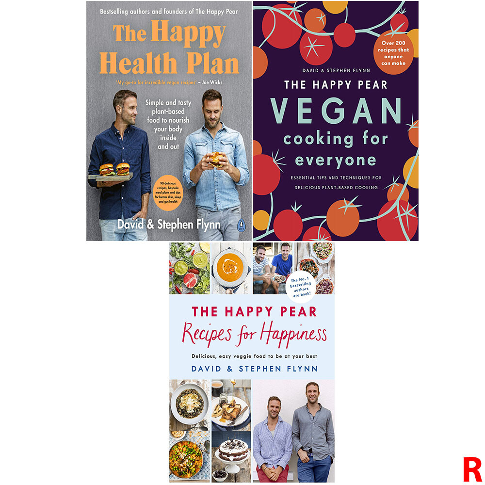 Happy Health Plan, Happy Pear And The Happy Pear 3 Books Collection Set NEW