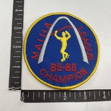 1985-1986 MAIHA LEAGUE 86-86 CHAMPION 1980s Hockey Patch 84I5