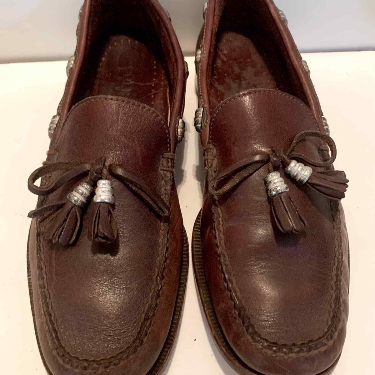 Cole HAAN Country Brown Black SlipOn Loafer Tassel | eBay display picture 2