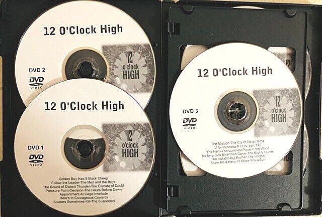 12 O'Clock High Collection-TV Show-SEALED CASE-78 shows-Rare Bonus Flying G-Men - image 2 of 4