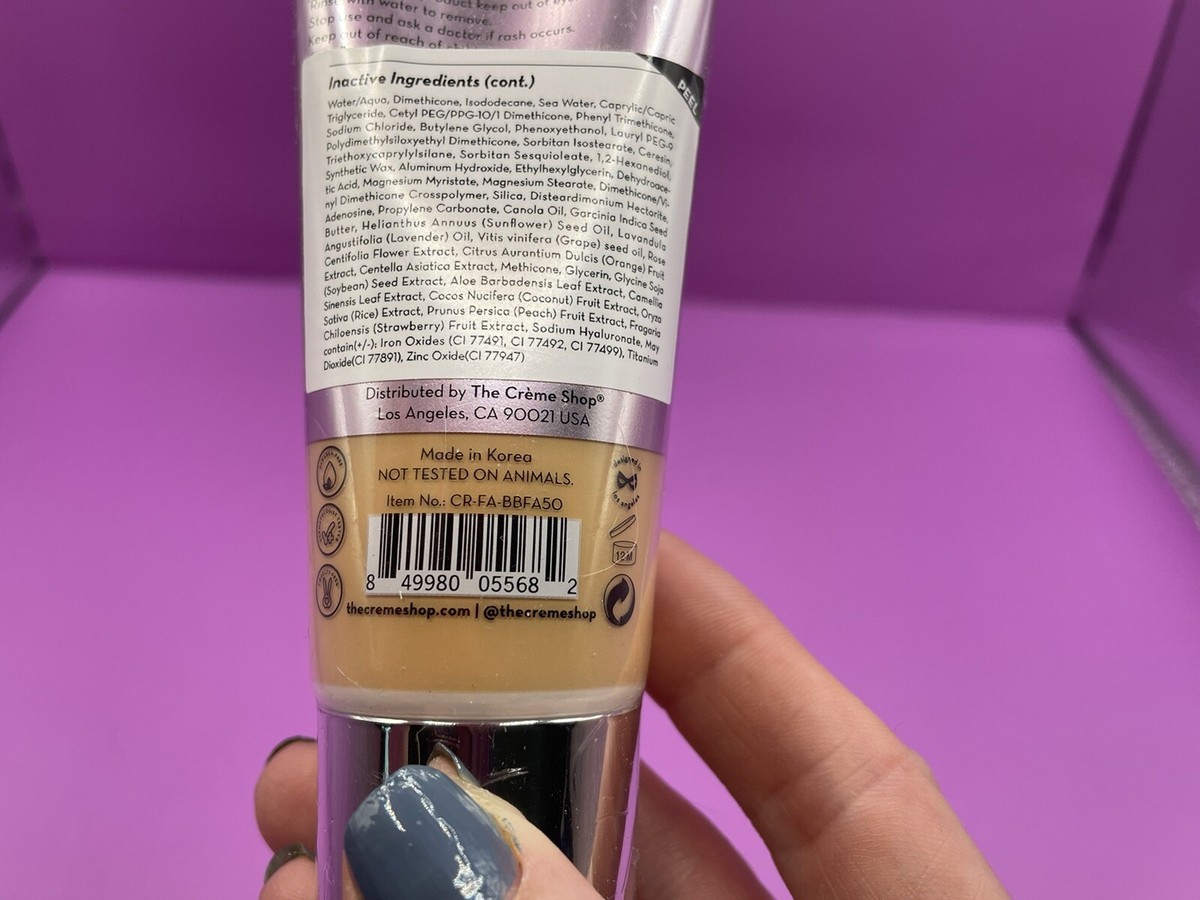 The Creme Shop CC Creme, Fair 50 Full Coverage, Age Defense The Creme Shop CC Creme, Fair 50 Full Coverage, Age Defense