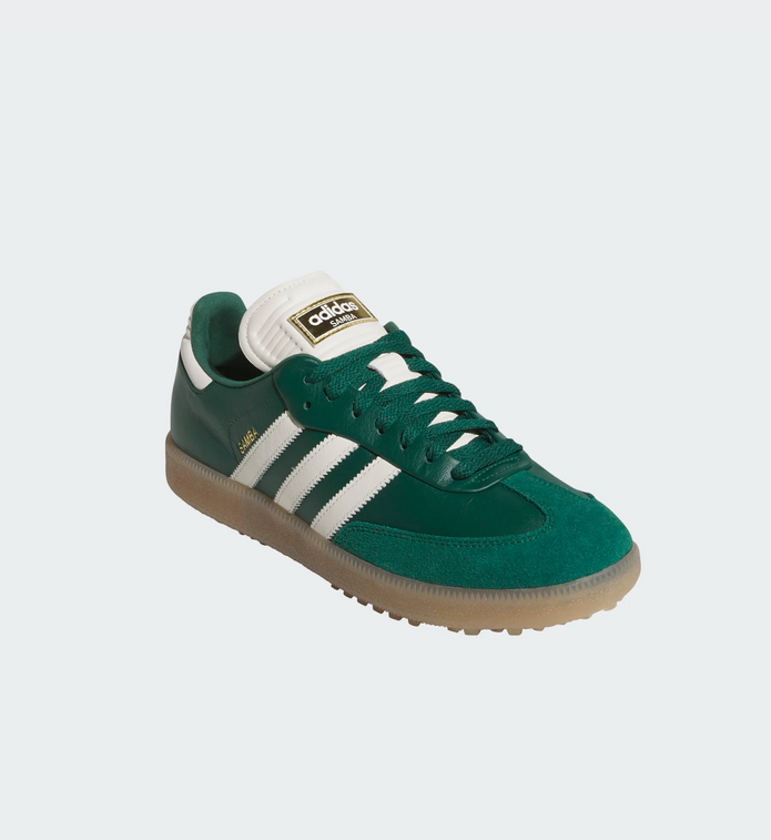 New adidas Samba Golf Shoes Collegiate Green/Off White/Gum4
