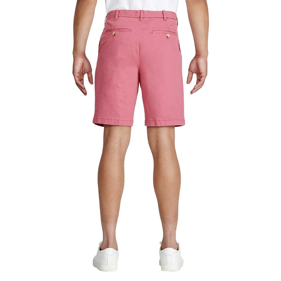 Men's IZOD Saltwater Stretch Red Flat Front Shorts Size 36 with 9.5" Inseam eBay
