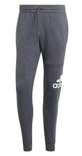 Adidas Men's Sportswear Fleece Pocket Sweatpants, Tapered Fit - Dark Gray