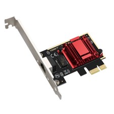 Adattatore di rete Gigabit Ethernet filo RJ45 2,5 Gbps TXA092 PCIE X4 scheda RTL8125B