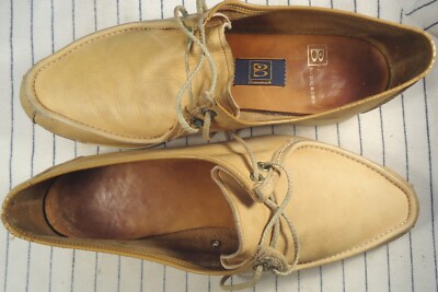 Vintage DEER SKIN Brunswick Bowling Shoes Mens Size 10 Tan Loafers