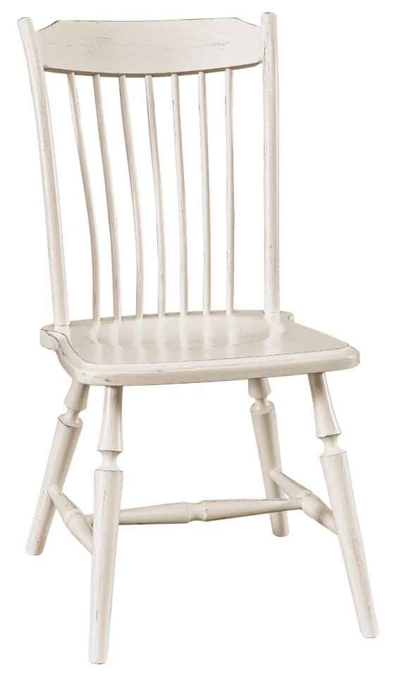 Amish 8-Pc Country Shaker Dining Set Solid Wood Table Server Sideboard Chairs - Image 4 of 4