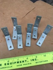 12 PCS 1.5" inch / 1-1/2” Steel  Corner Shelf Angle  "L" Brackets  *FAST SHIP!!!