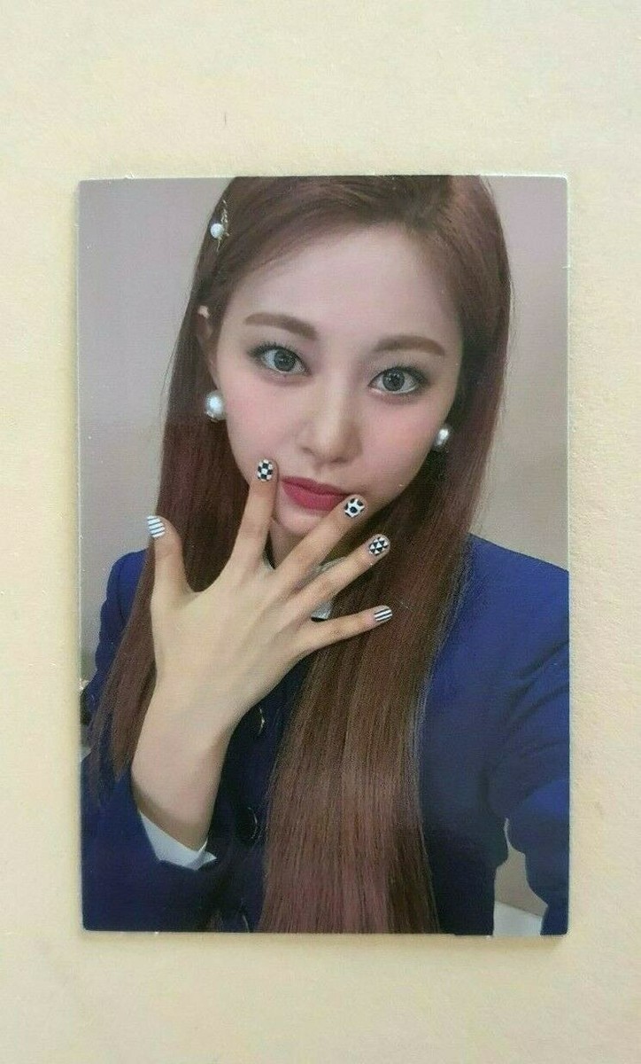 TWICE 2nd Album 'Eyes Wide Open' Official Tzuyu Photocard – KPOP Collectible, New Condition