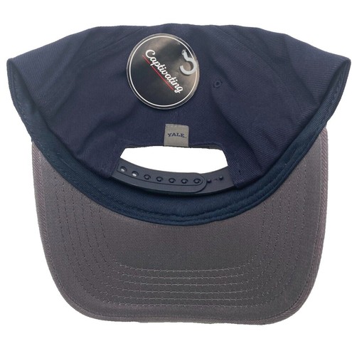 YALE BULLDOGS TWO TONE SNAPBACK HAT MVP AUTHENTIC NCAA FOOTBALL TEAM NEW CAP - Picture 2 of 3
