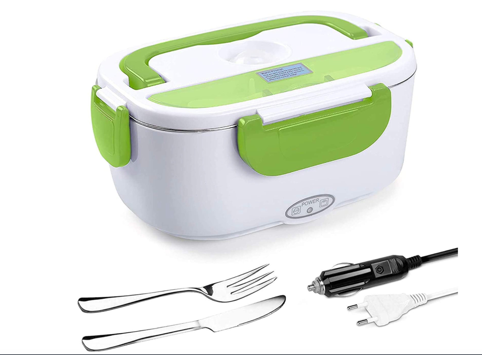 Boîte repas gamelle chauffante 3 en 1 bento électrique de bureau et voiture