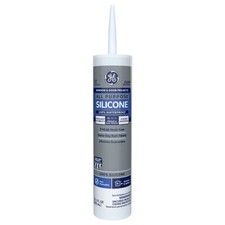 GE Window  Door Clear Silicone 1 Window and Door Caulk Sealant 10.1 oz