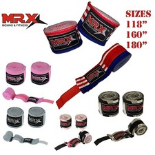 180" Hand Wraps MMA Muay Thai Kick Boxing Inner Gloves Mexican style Cotton Pair