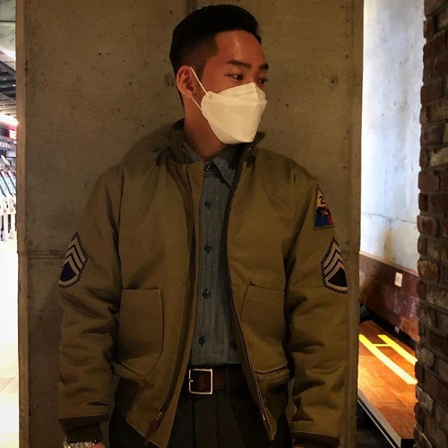 Vintage Herren Militär Fury Tank Jacke Army Bomber Flight Coats Freizeit Mantel - Picture 12 of 17
