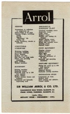 1960 Print Ad Sir William Arrol & Co Ltd Glasgow S.E Bridges Steelwork Machinery
