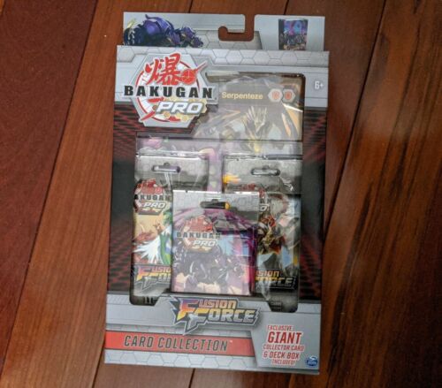 Paquetes de refuerzo Bakugan Pro Fusion Force con tarjeta de coleccionista Howlkor y Serpenteze - Imagen 1 de 2