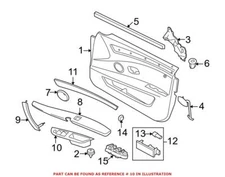 Genuine OEM Front Driver Left Interior Door Pull Handle For BMW 51416983703