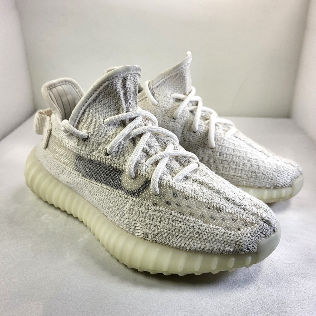 ADIDAS Yeezy Boost Womens Trainers Fabric Bone/Ivory (X106