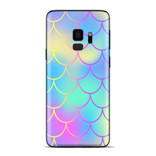 Samsung Galaxy S9 Skins Wrap - Pastel colorful mermaid scales