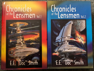 Chronicles of the Lensmen, Volumes 1 & 2, hardcovers, EE Doc Smith