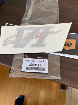 Original Mitsubishi OEM Lancer EVO 6 CP9A EVOLUTION VI Aufkleber Sticker MR60...
