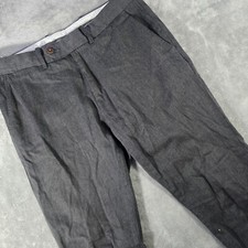 Tommy Hilfiger Slim Fit Dress Pants Gray Career Casual Size 32/32