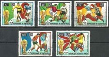 Timbres Sports Football Haute Volta 320/321 PA171/173 o (71989EQ)