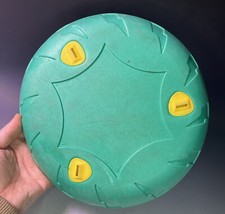 Vintage Foam Whistler Green Flying Disc Screamer Whistle Toy 1990's