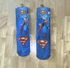 NWT DC Comics TWO Superman Socks