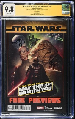 Star Wars: May the 4th Preview #1 Camuncoli Art CGC/JSA 9.8 - Only Signed Copy!