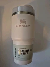 Stanley 20 oz Stainless Steel H2.0 Flowstate Quencher Tumbler Rose Quartz