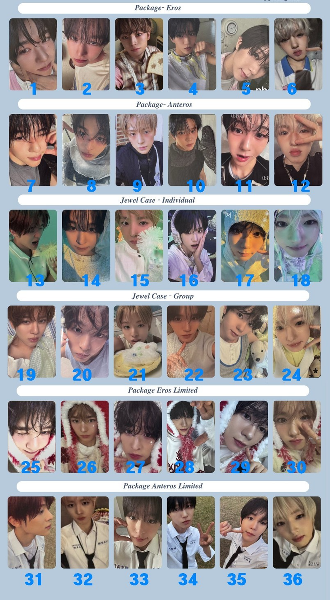 NCT WISH - Ode to Love Official Photocard KPOP Xion Riku Yuushi