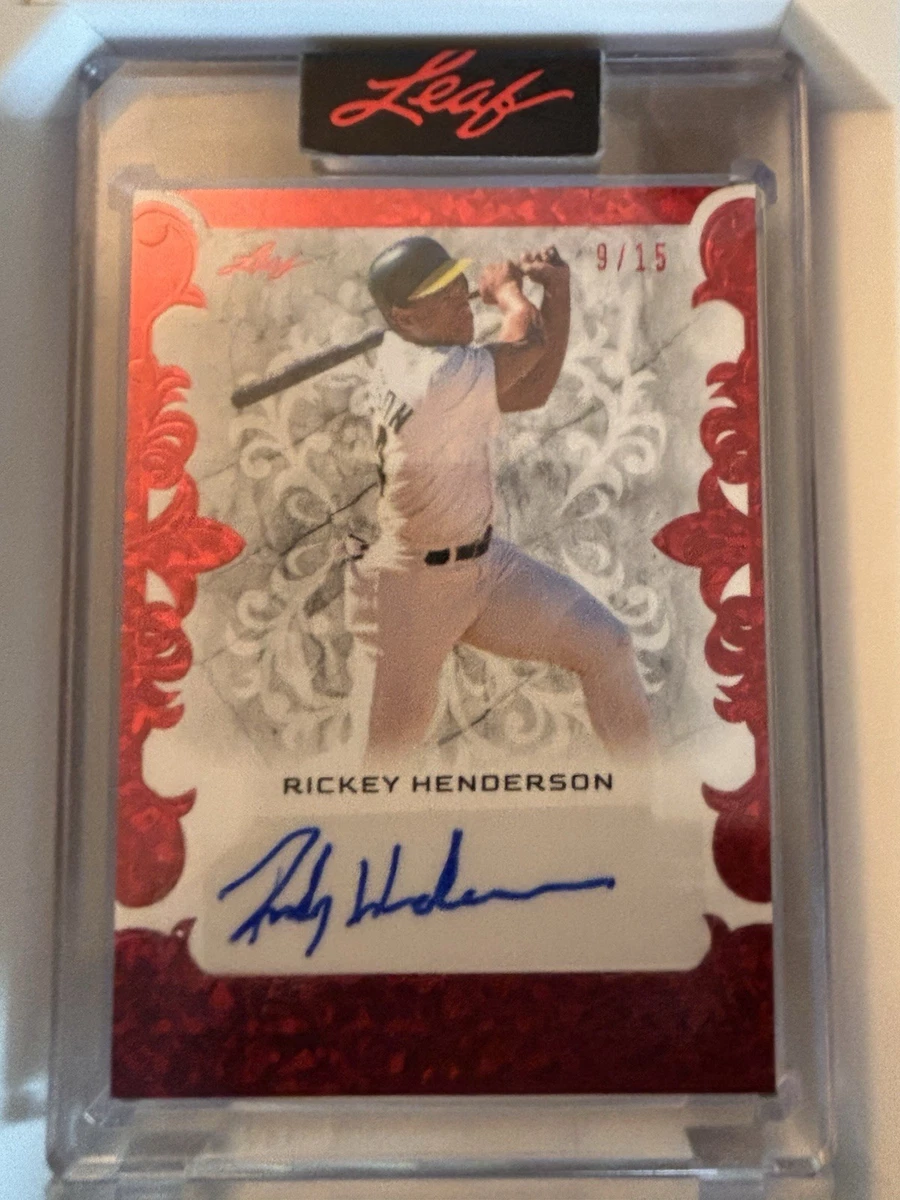 Rickey Henderson Baseball Sports Trading Cards & Accessories