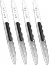 4 PCS Car Door Edge Guard, Conductive Silicone Anti-Static transparent