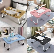 Folding Laptop Stand Bed Table Sofa Breakfast Tray Portable Computer Lap Desk