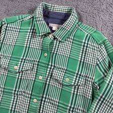 Camisa Manta Outerknown Multicolor Madrás Camisa Botón Cuadros Cazadora Gruesa XS
