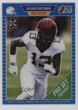 2021 Leaf Pro Set Metal Blue Rainbow /75 Rashod Bateman #75 0r2b